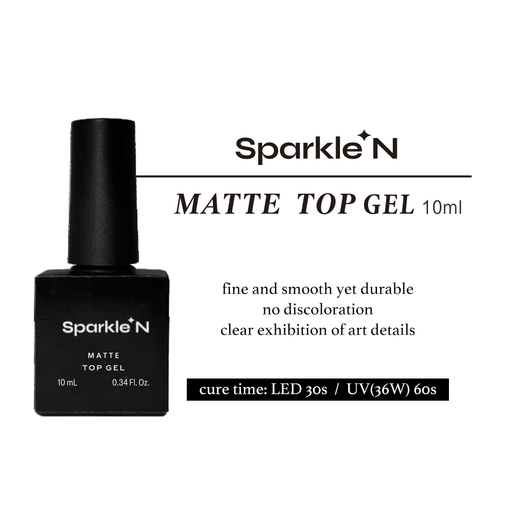 Sparkle N Clear Gel 🫙 Matte Top Gel