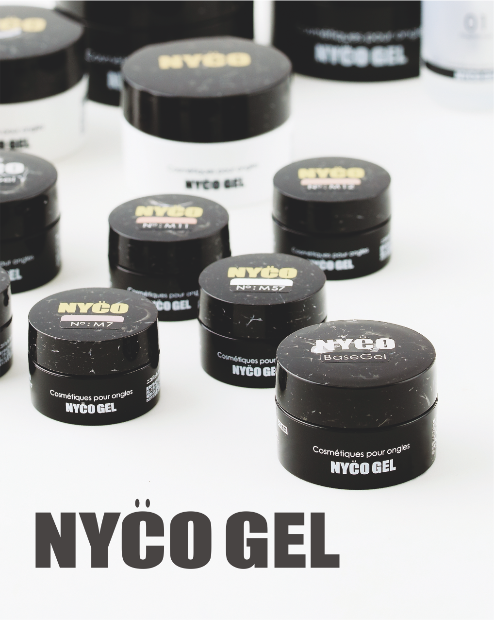 NYCOGEL COLOR GEL Japanese Professional Gel for Nail Artists M1-M99