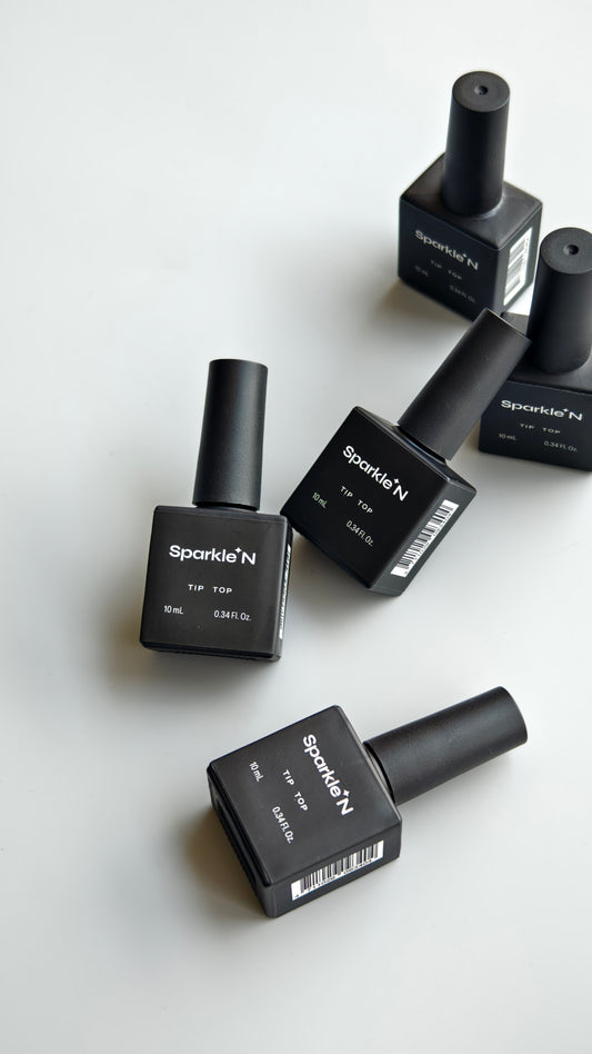 SparkleN Tip Top — Gel Seal for Press-On Nails