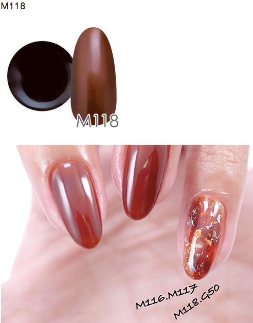NYCOGEL COLOR GEL Japanese Professional Gel for Nail Artists M101-G200