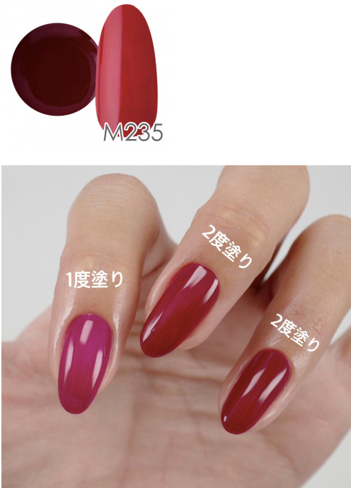 NYCOGEL COLOR GEL Japanese Professional Gel for Nail Artists G201-M300