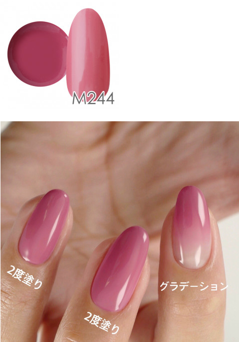 NYCOGEL COLOR GEL Japanese Professional Gel for Nail Artists G201-M300