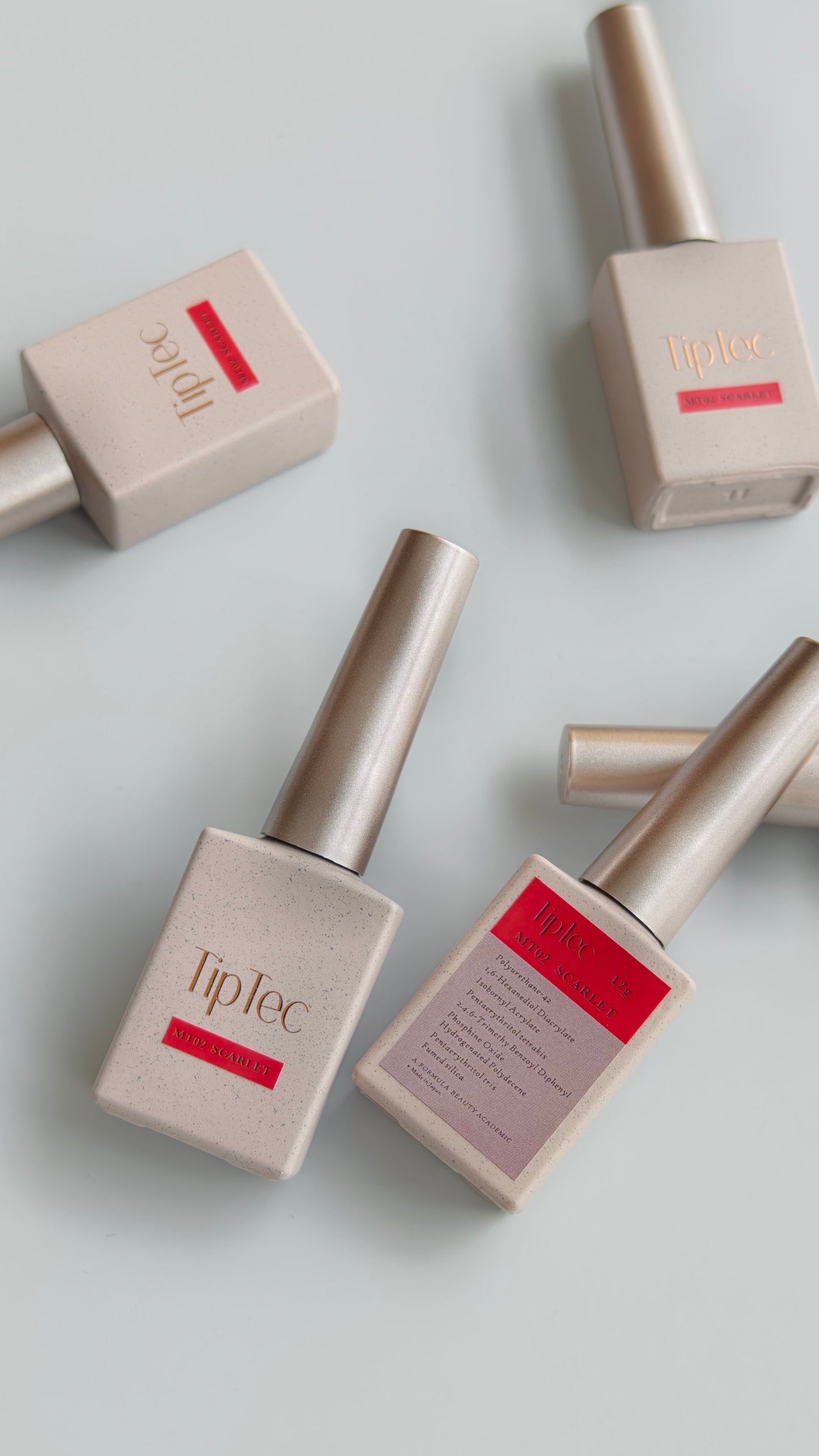 TipTec♥One Step Colour Gel SCARLET MT02